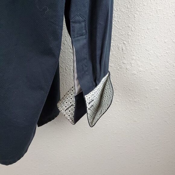 Visconti 2 ply mercerized cotton button up shirt - Picture 2 of 7